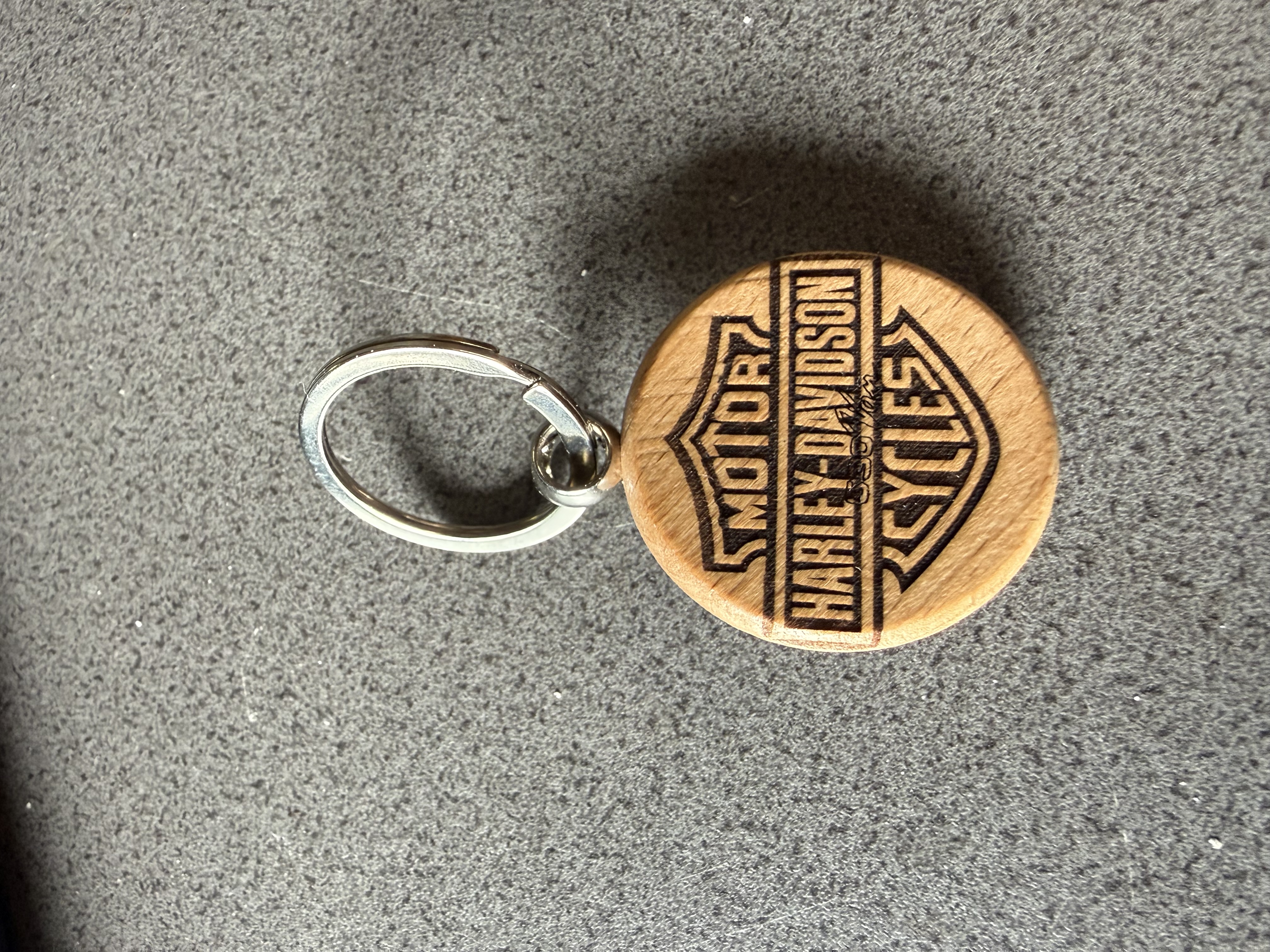 Houten sleutelhanger